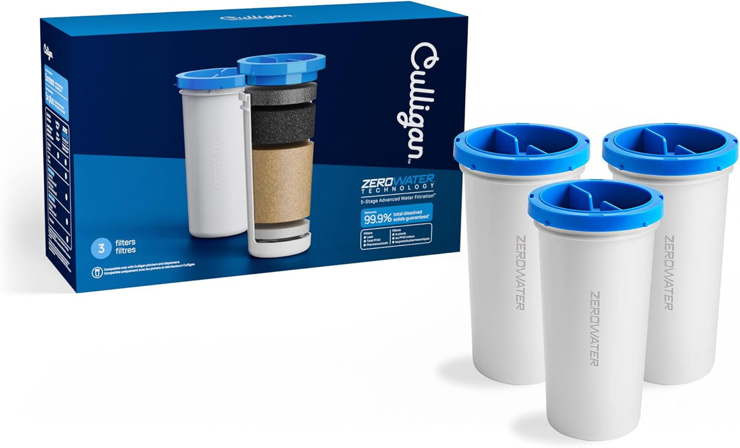 Culligan Replacement Filter 3-Pack with Advanced 5-Stage Technology