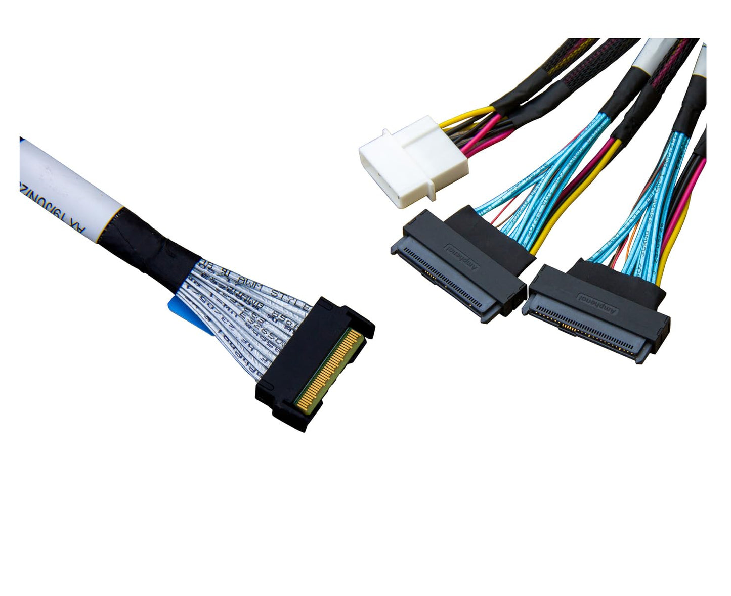 DiLinker PCIe 5.0 MCIO x8 Adapter for Dual U.2 NVMe Storage