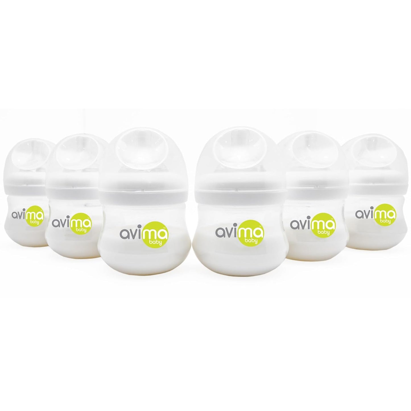 Avima 4oz Anti Colic Baby Bottles - Gentle Feeding for Newborns