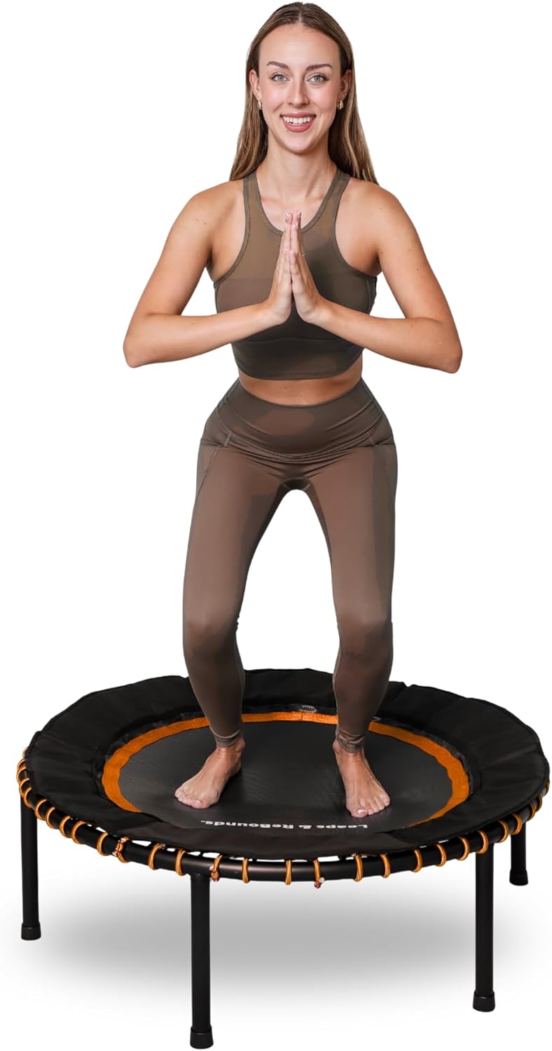 Leaps and Rebounds Fitness Trampoline for Indoor and Outdoor Fun