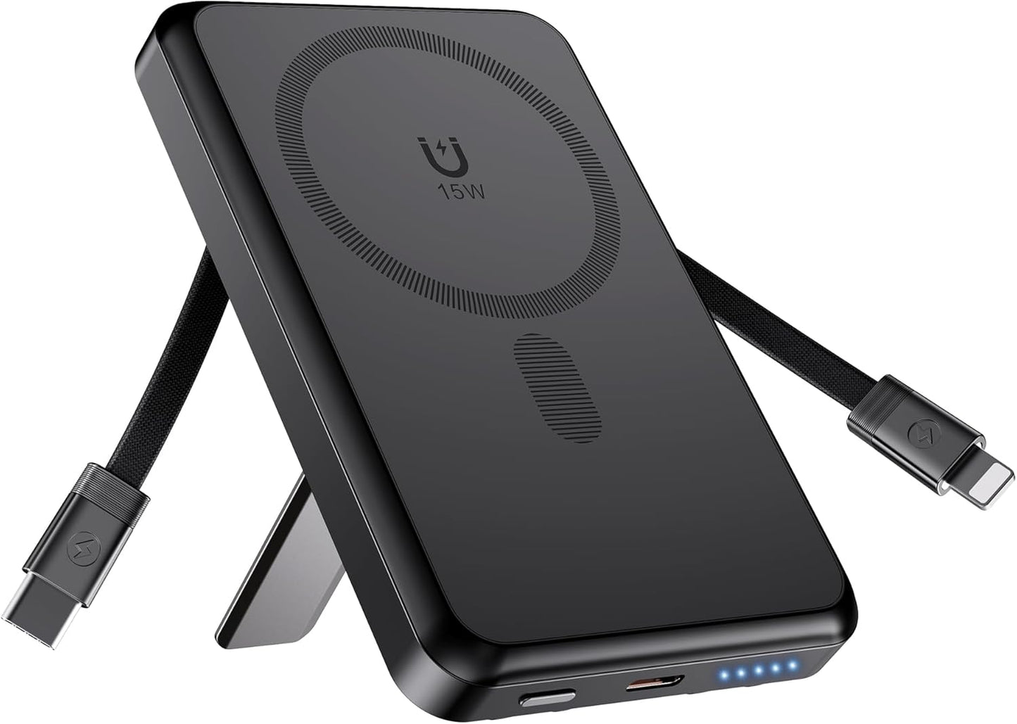 Wireless Portable Charger for iPhone with 4 Outputs & Fast Charging