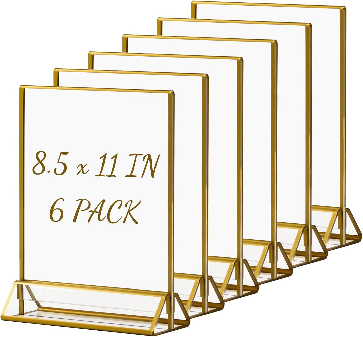 Boxalls Acrylic Sign Holders for Table Numbers and Photos