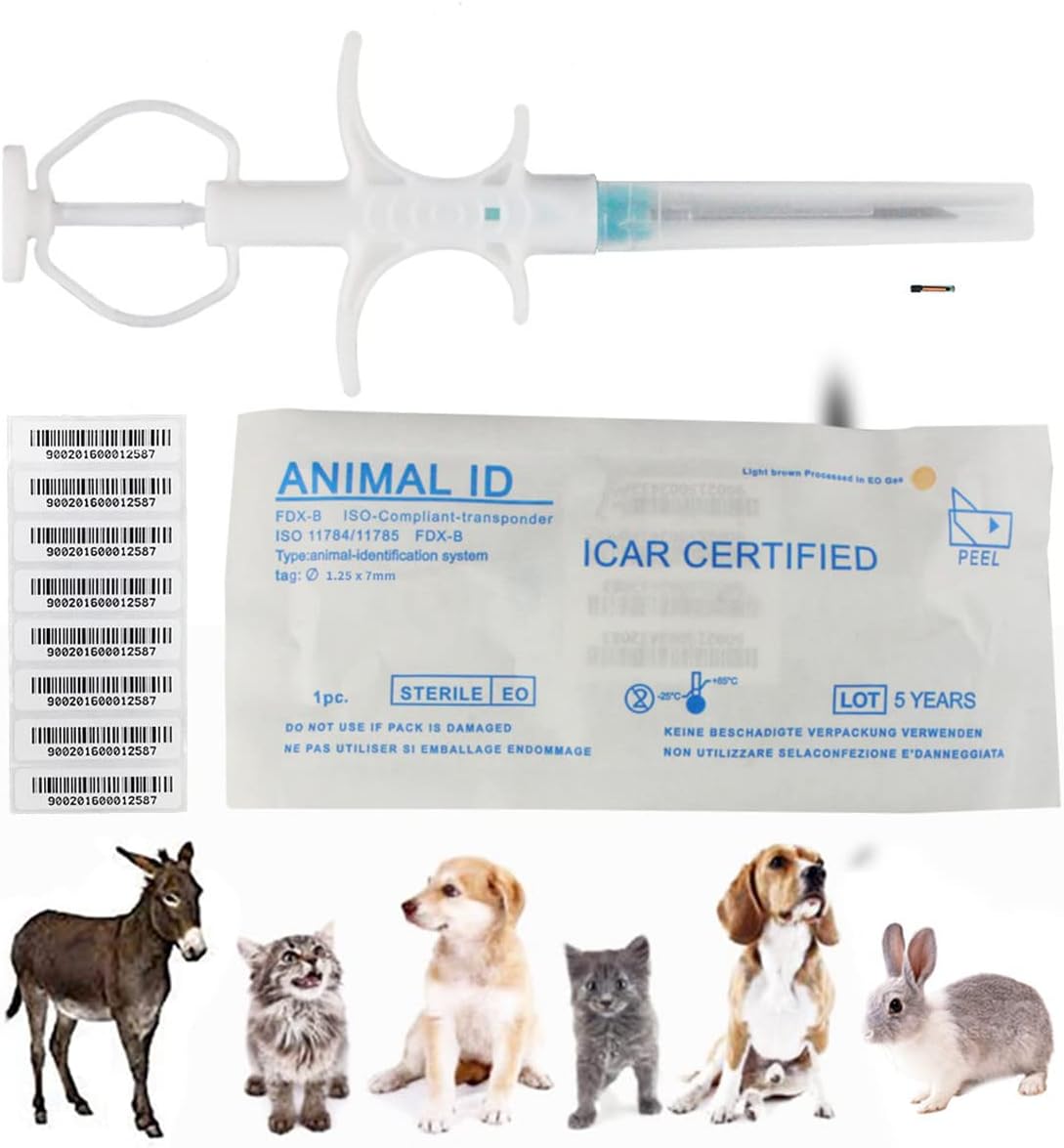 VENREA Universal Pet Microchip for Dogs, Cats, and More