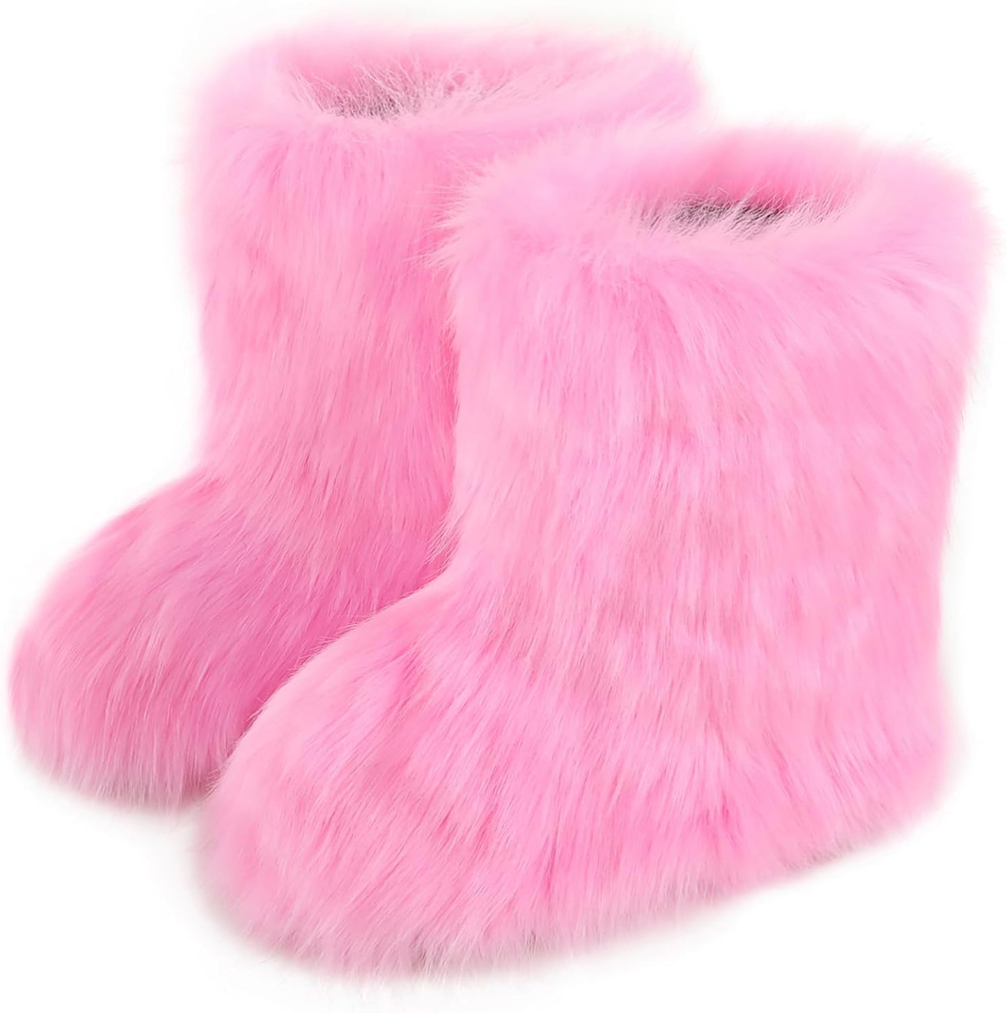Faux Fur Snow Boots for Women - Stylish and Cozy Winter Footwear