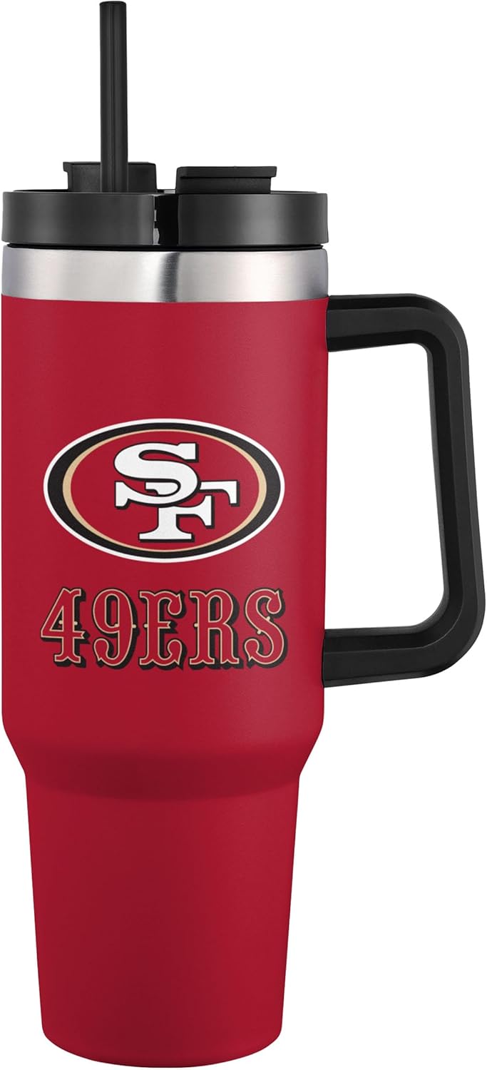 NFL Team Logo Insulated Travel Mug 40oz XL Tumbler Review