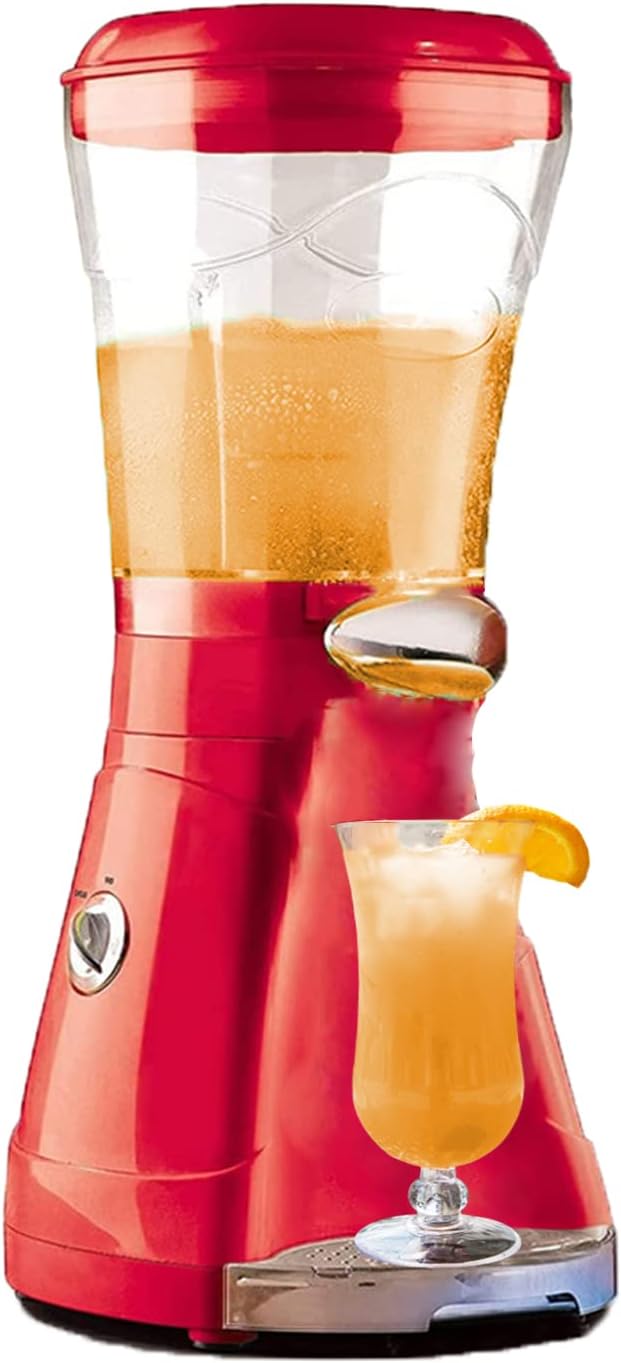 Easy-Pour 64oz Margarita &Slushie Machine (Red)