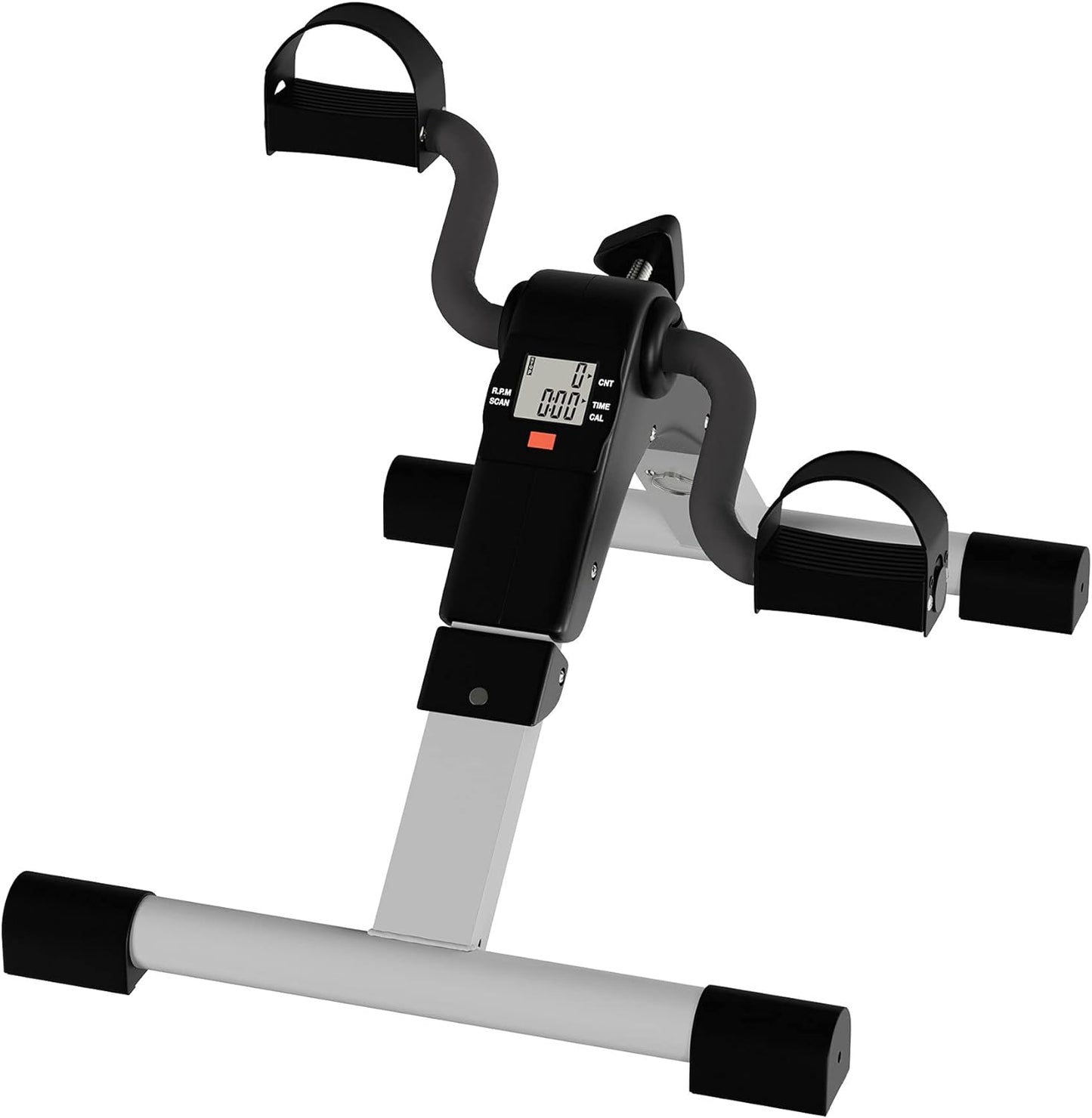 Wakeman Under Desk Bike - Calorie Tracker, Adjustable Resistance