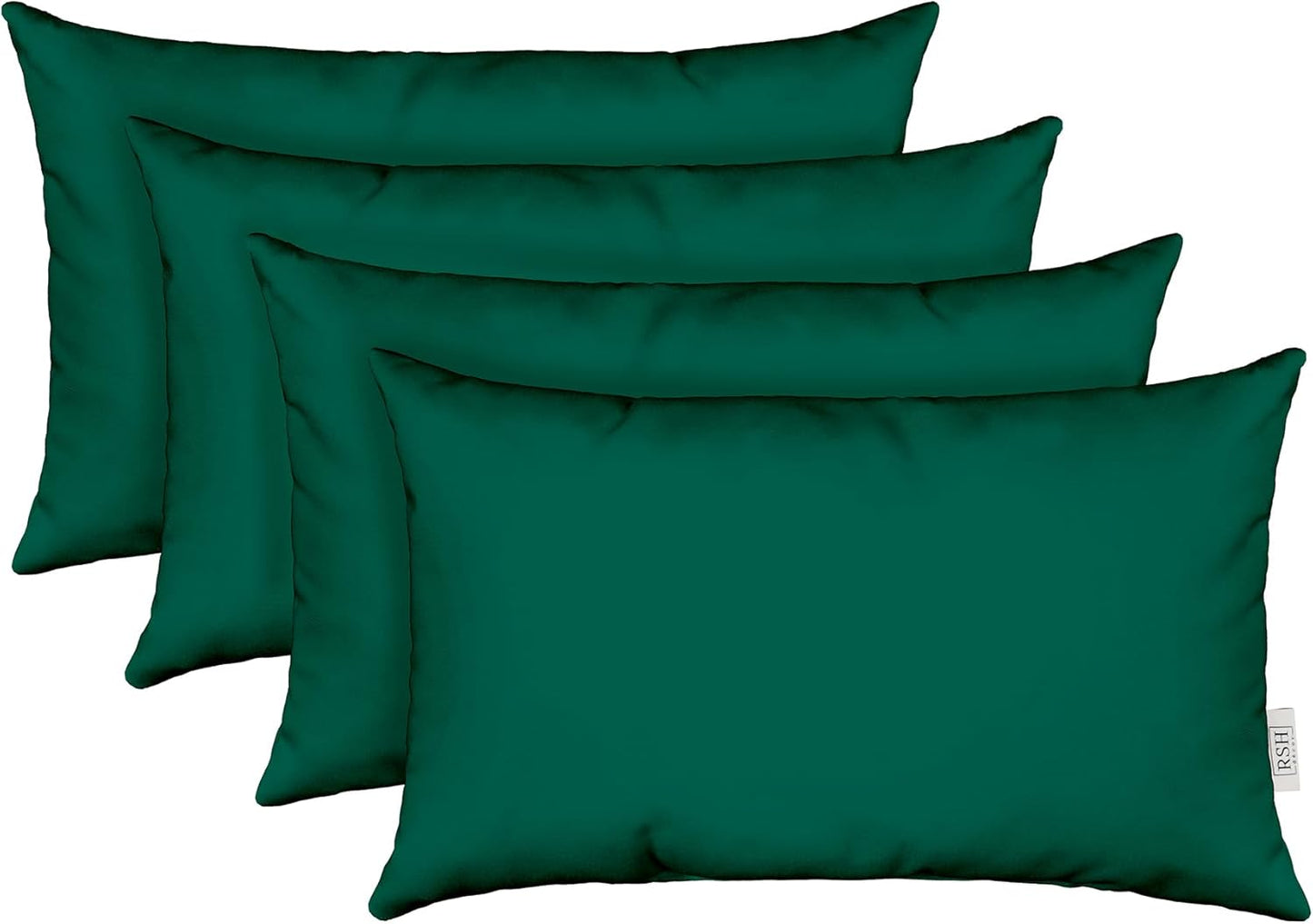 Sunbrella Lumbar Throw Pillows Set of 4 for Outdoor Comfort