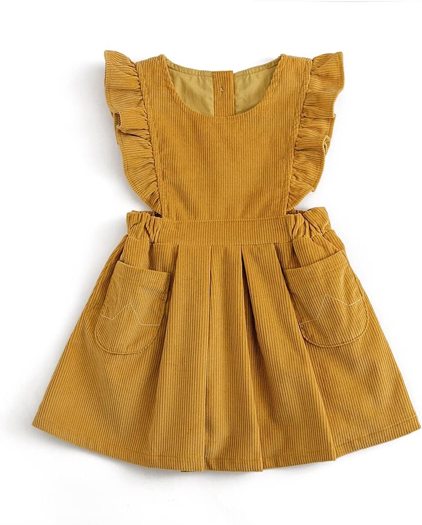 Simplee kids Toddler Girl Casual Dress with Pocket for Spring