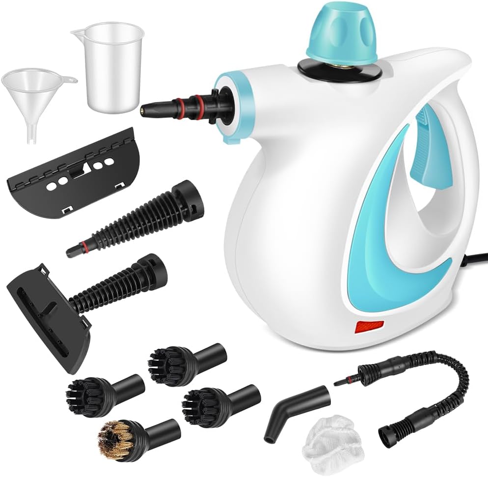 Handheld Pressurized Steam Cleaner for Home and Car Use