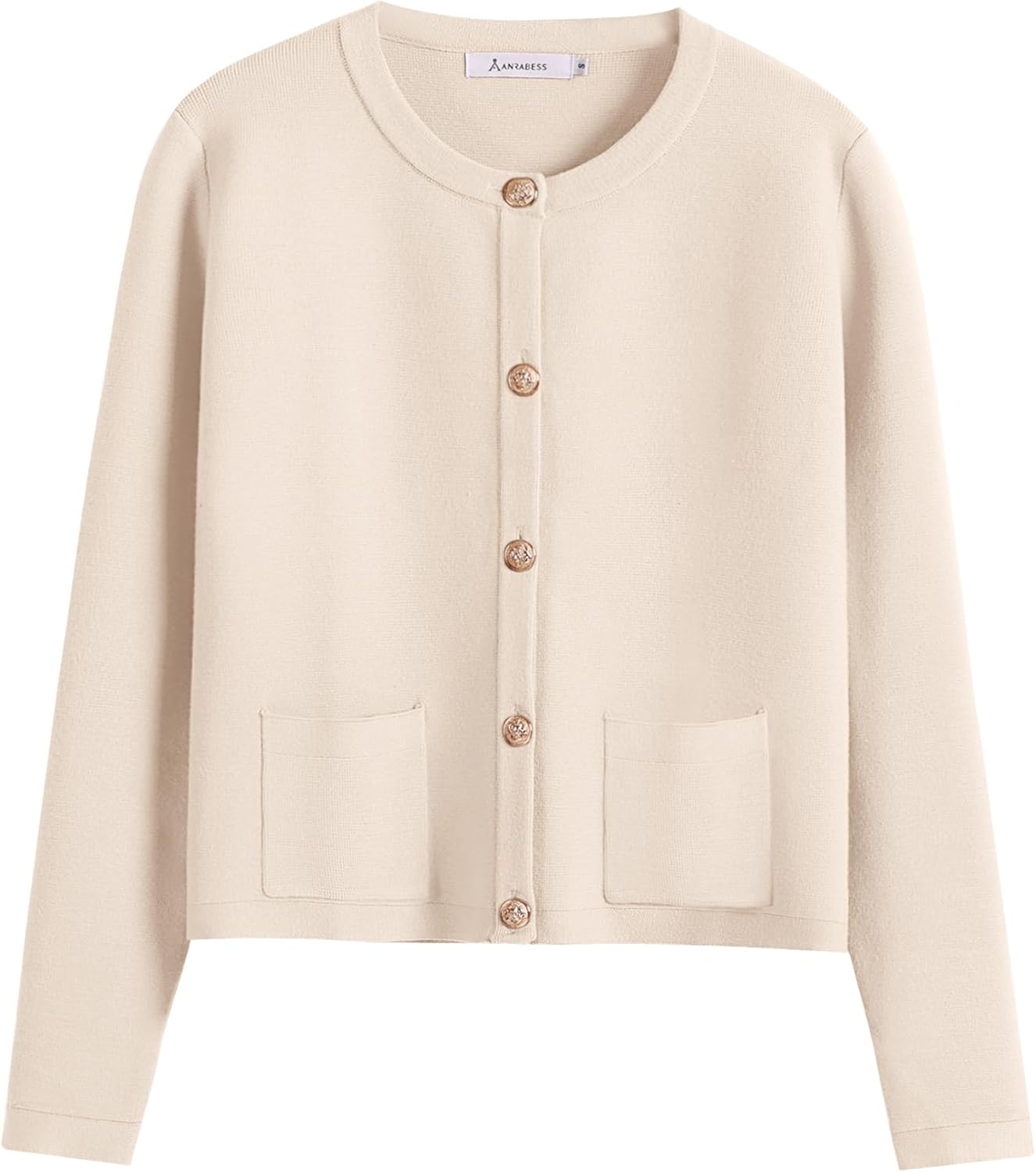 Stylish ANRABESS Women Striped Cardigan Sweaters for Fall