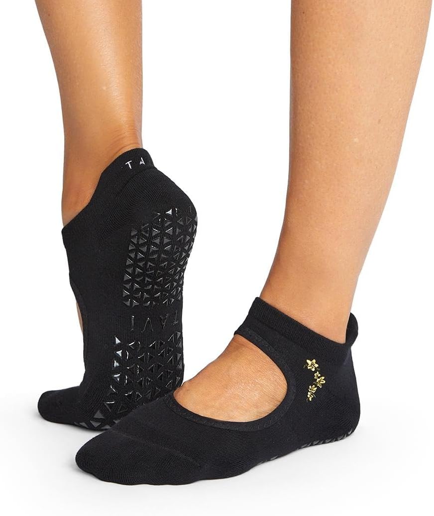 TAVI NOIR Non-Slip Pilates Socks - Grip for Barre & Yoga