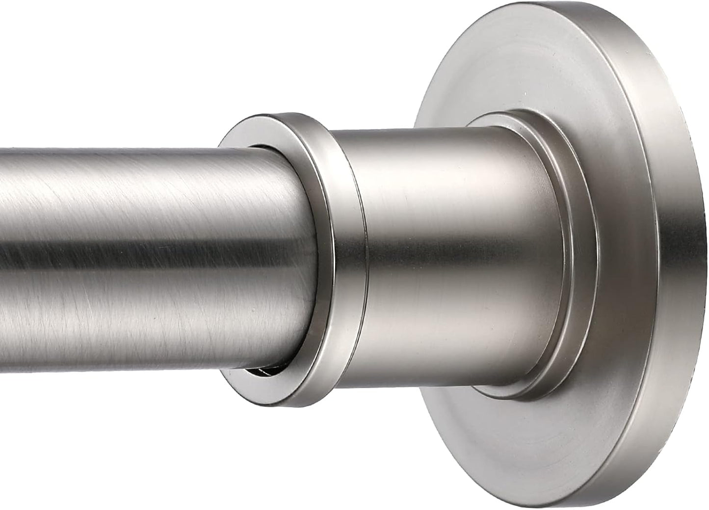 Never-Rust Stainless Steel Shower Rod - 43-72 Inch
