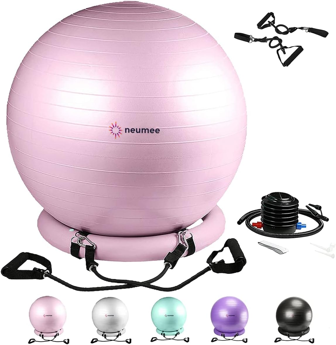 NEUMEE 65cm Exercise Ball Chair - Boost Fitness at Home!