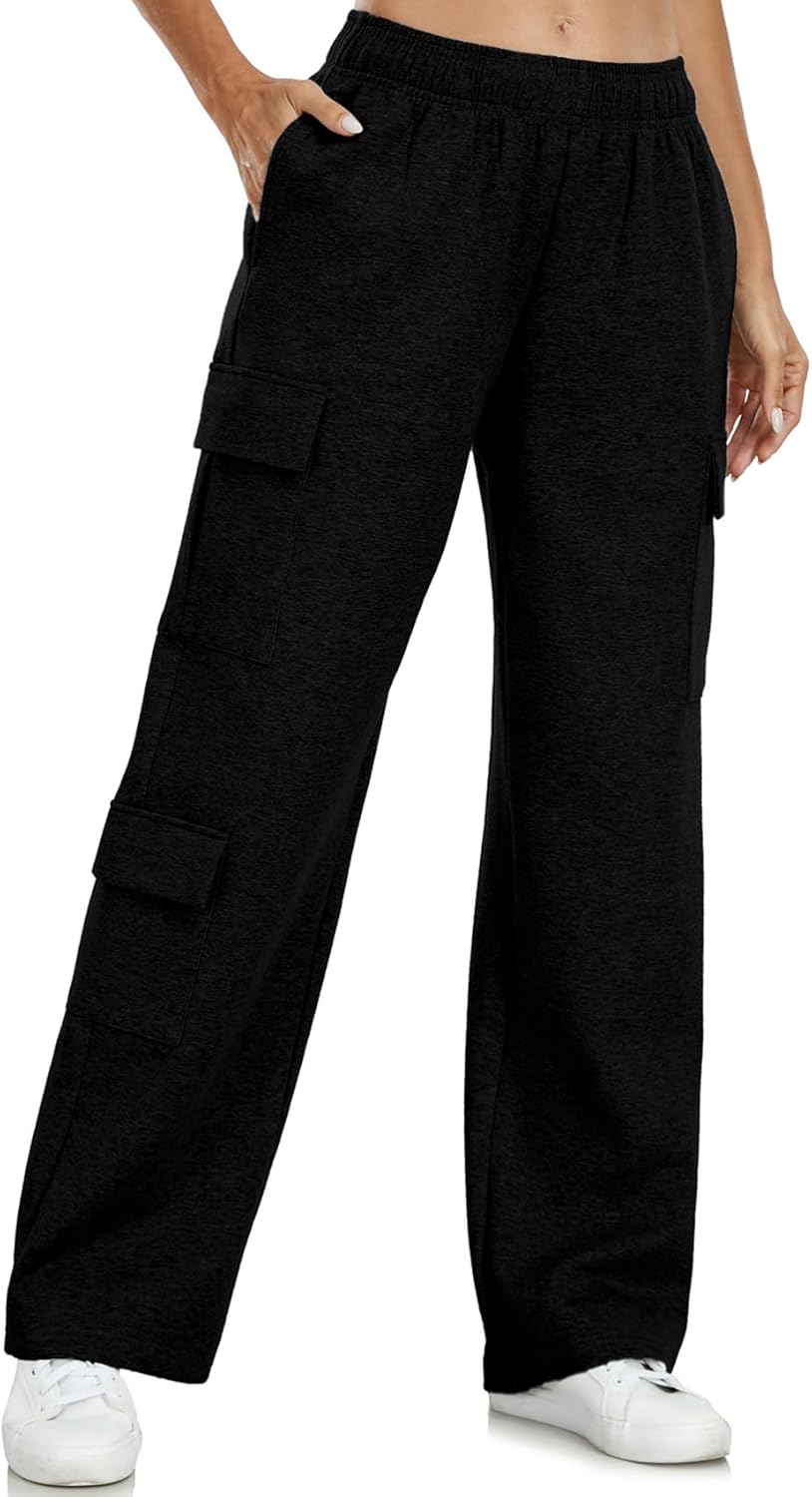 Inno Womens Cargo Sweatpants Y2K Casual Baggy Wide Leg Pants