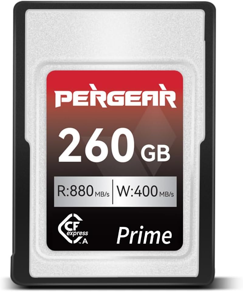 PERGEAR 260GB CFexpress: High-Speed 4K/8K Recording