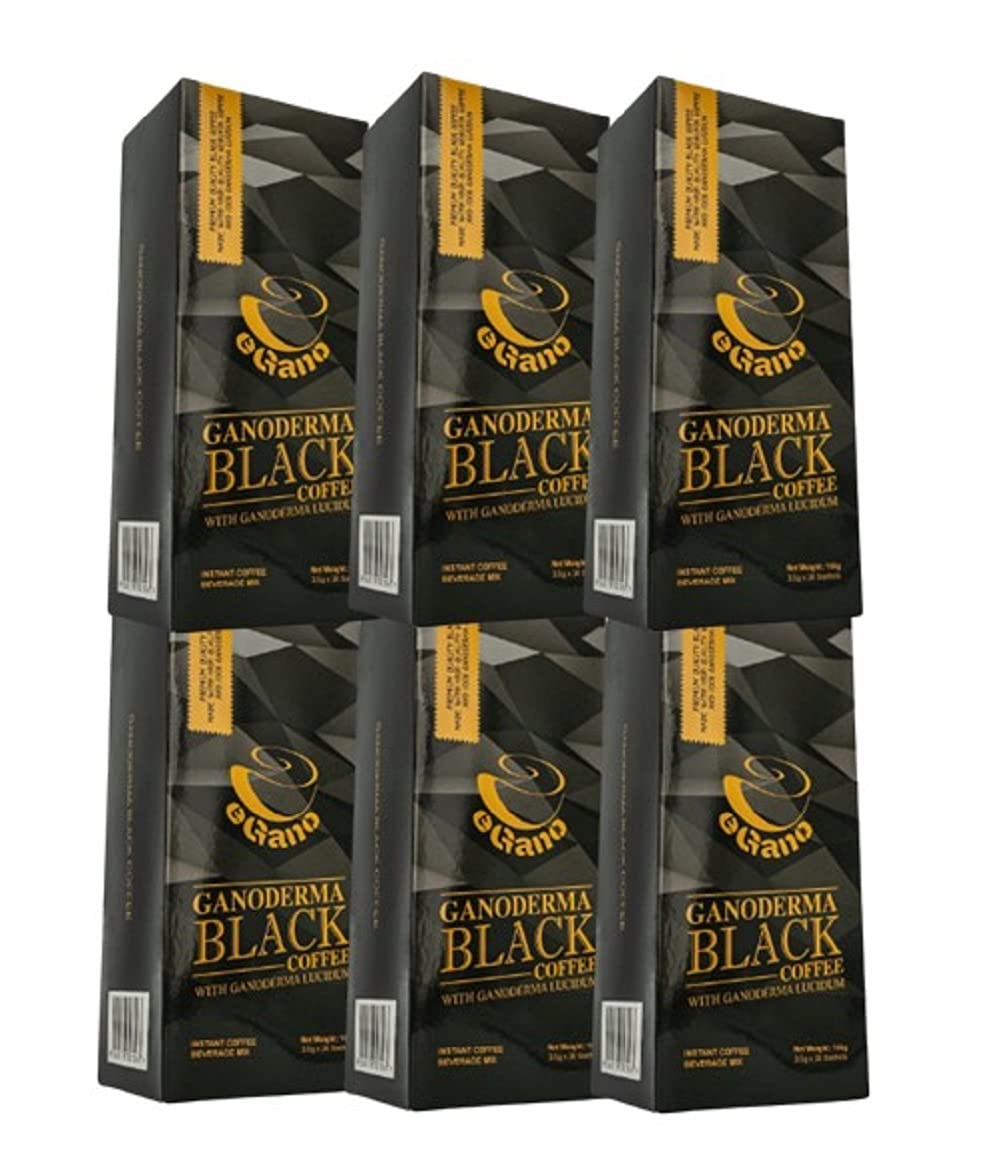 Premium Ganoderma Black Coffee with Lucidum Extract - 6 Boxes