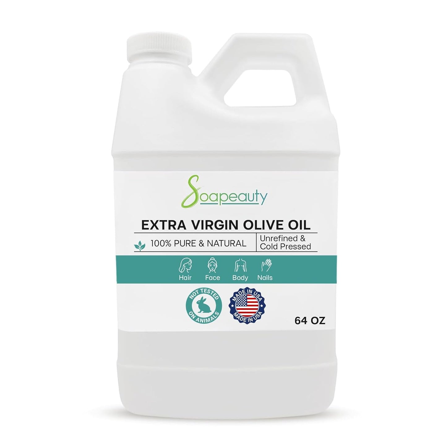 Soapeauty Extra Virgin Olive Oil for Skin, Hair, and Soap Making