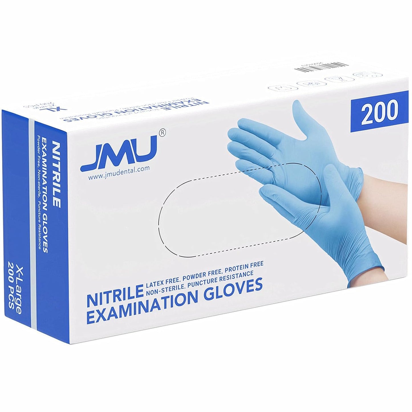 JMU 200 Large Nitrile Gloves | Latex-Free & Disposable