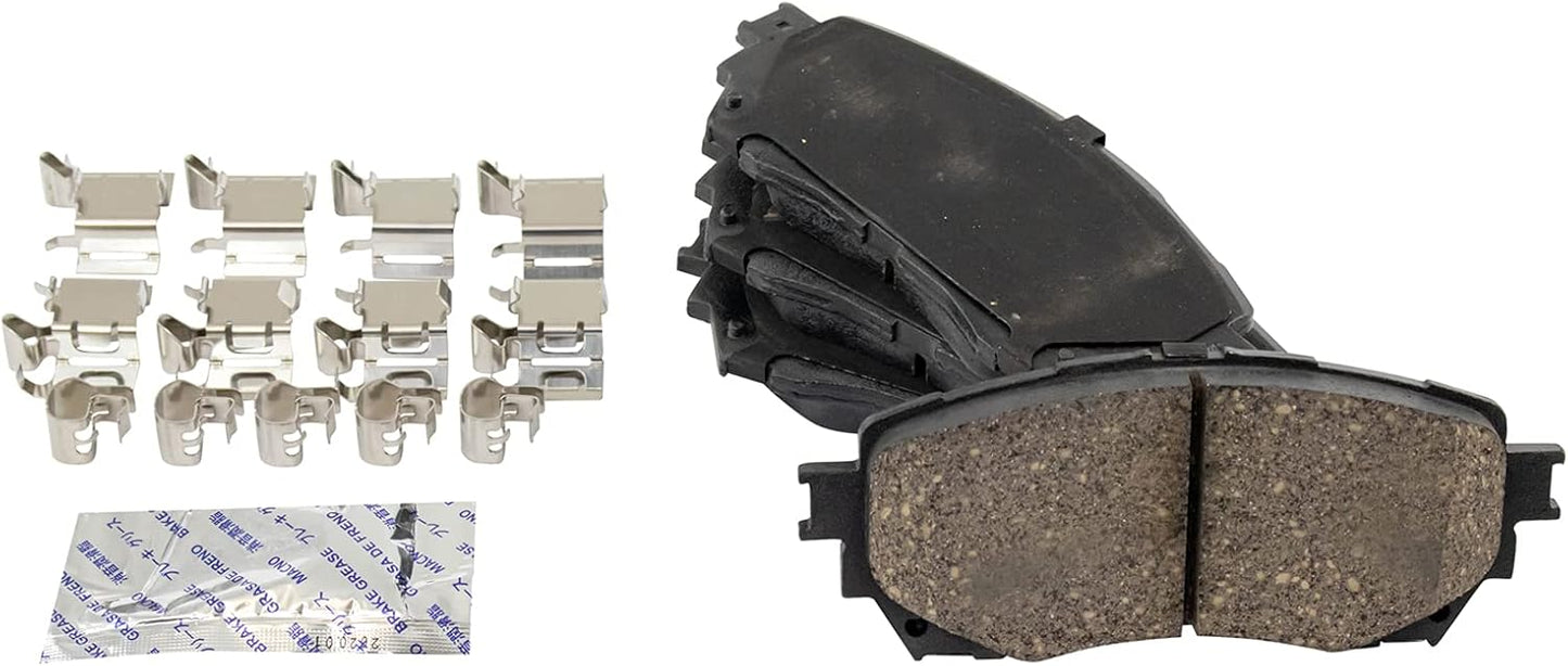 TRQ Front Brake Pads Ceramic for 2014-2020 Mazda 6