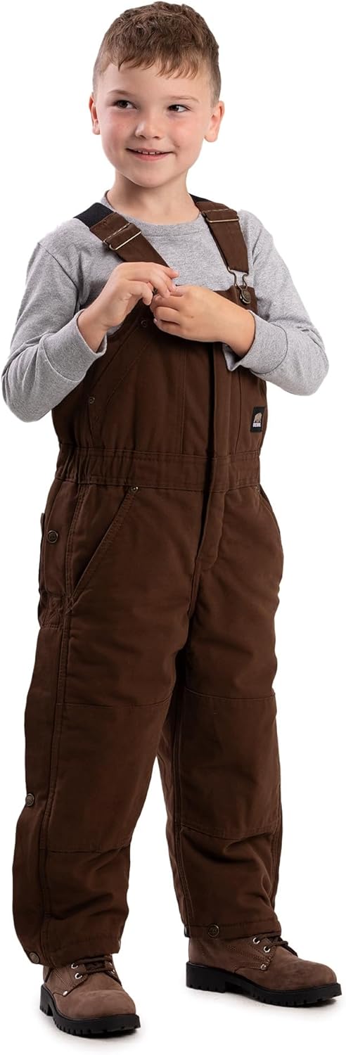 Berne Youth Softstone Insulated Bib Overall for Comfort and Warmth
