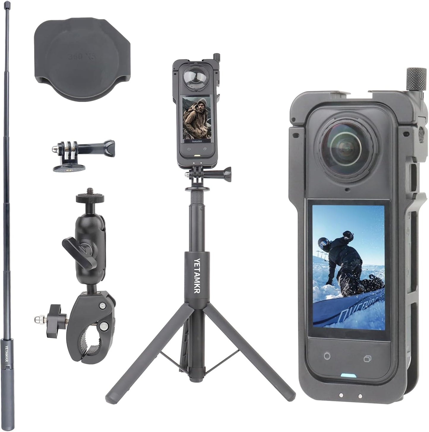 5-in-1 Protection Kit for Insta360 X5 Camera Accessories