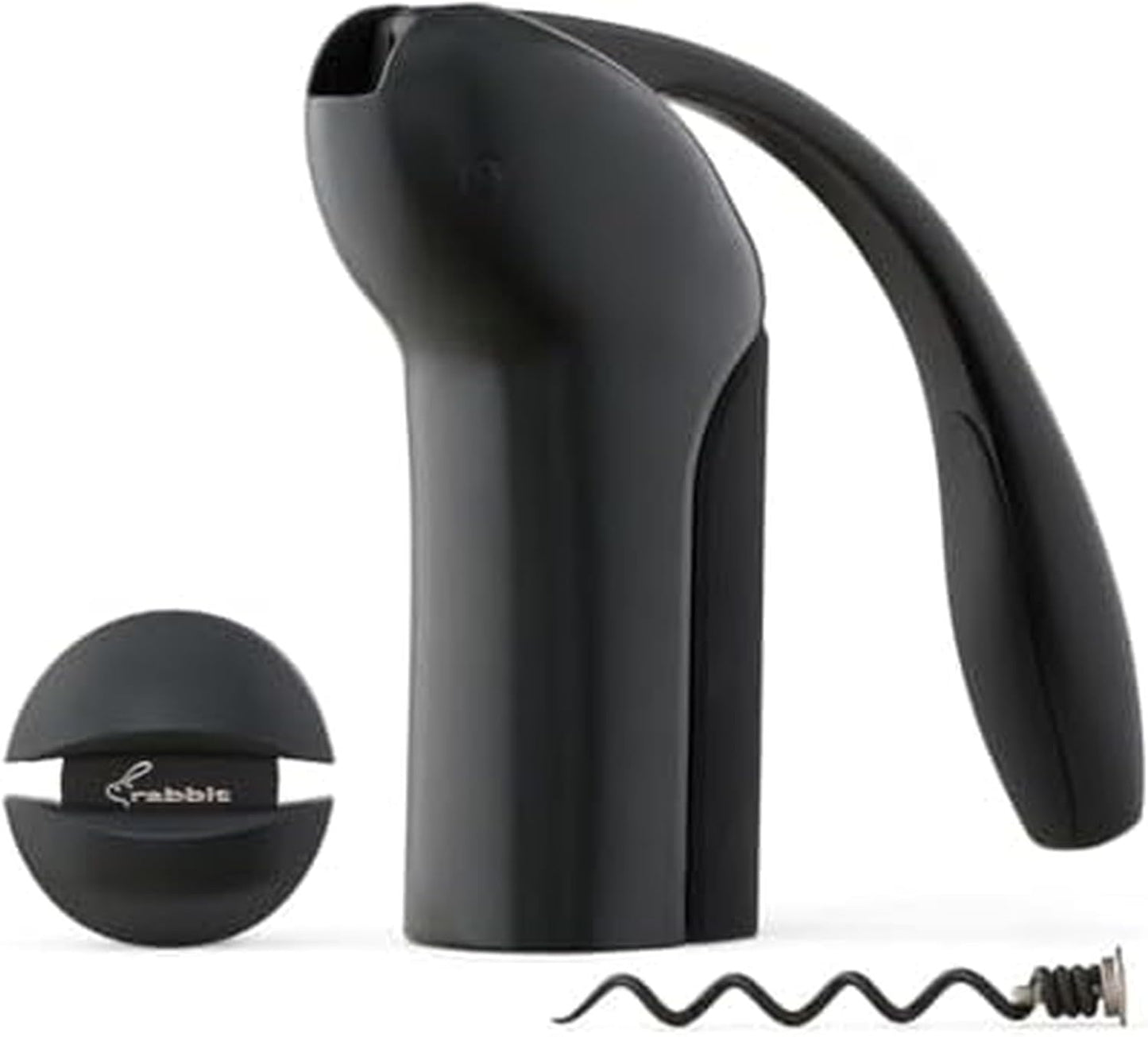 Rabbit Vertical Lever Corkscrew with Foil Cutter for Effortless Use