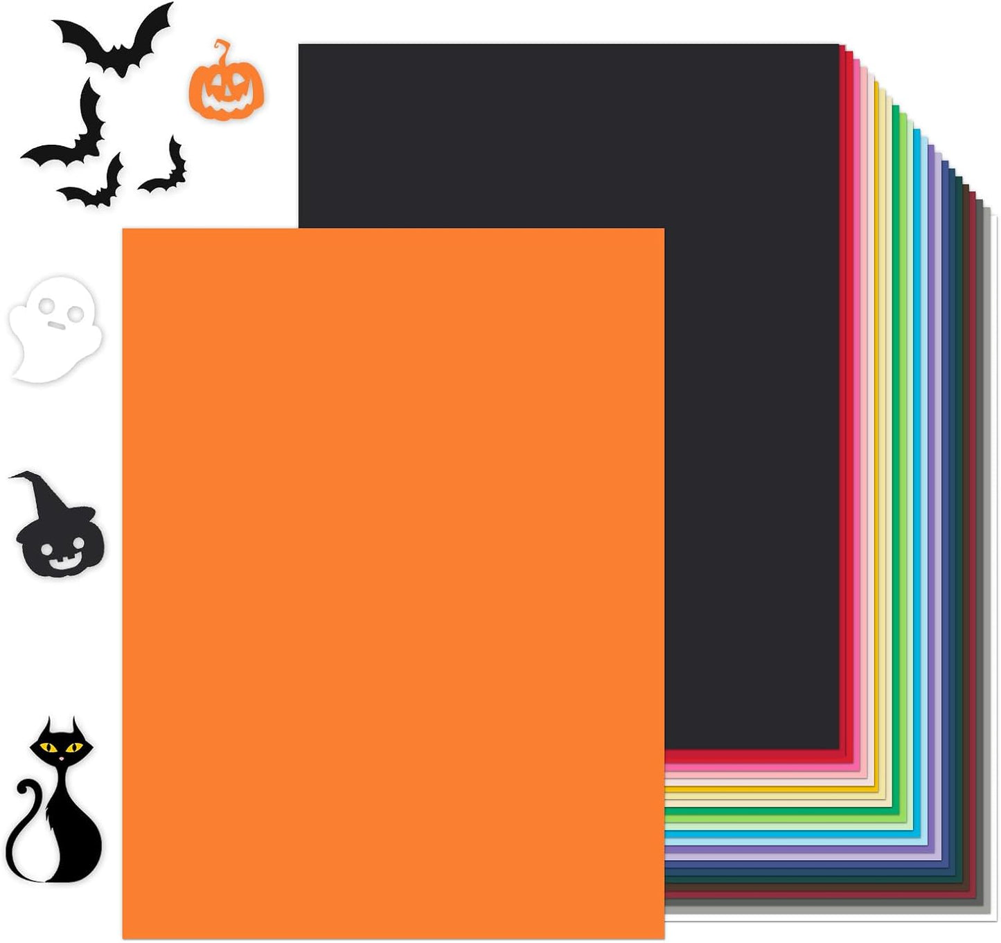 300 Sheets Colored Cardstock 8.5 x 11 for Crafts & Scrapbooking