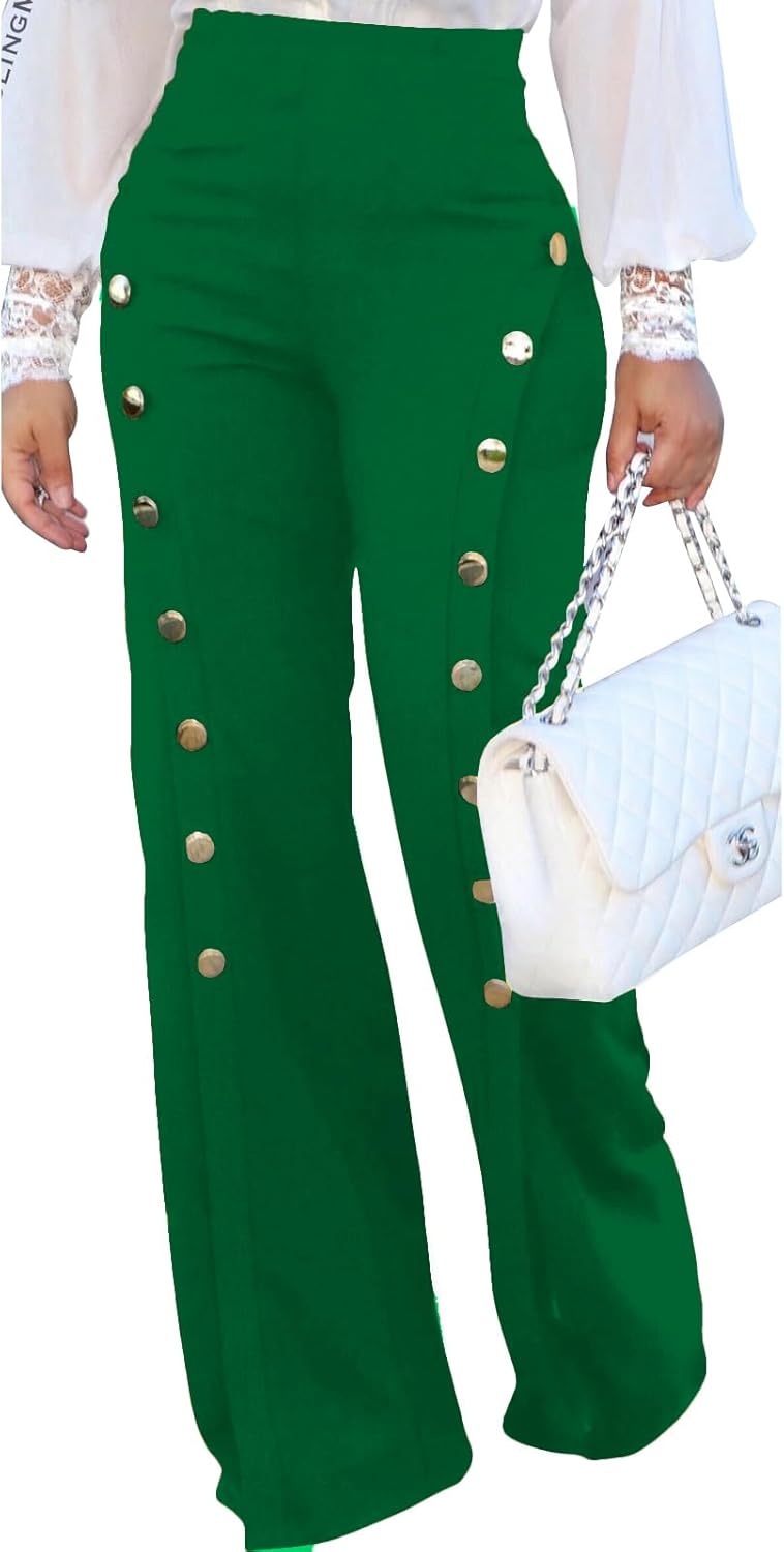 High Waisted Stretchy Bootcut Dress Pants for Women - Versatile Style