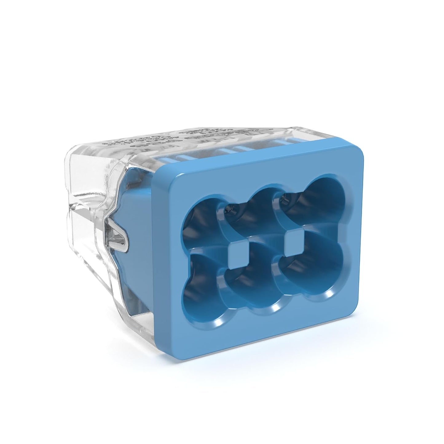 in-Sure Push-in Wire Connector 6-Port Blue for Easy Wiring