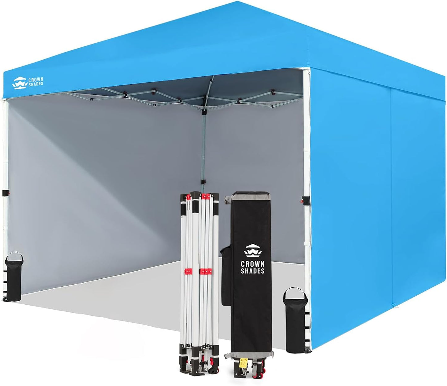 CROWN SHADES 10X10 Instant Canopy Tent with Sidewalls