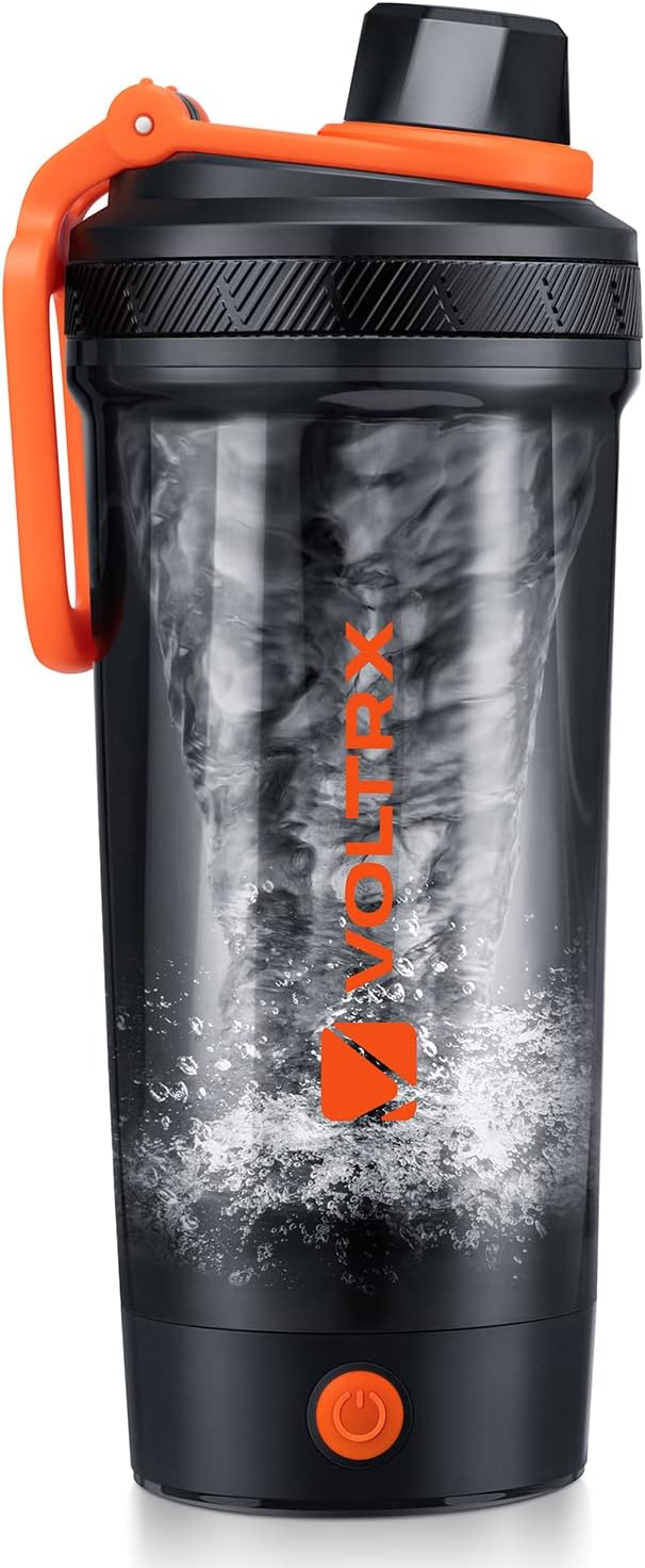 VOLTRX Electric Protein Shaker - Rechargeable, Mixing Power, 24oz