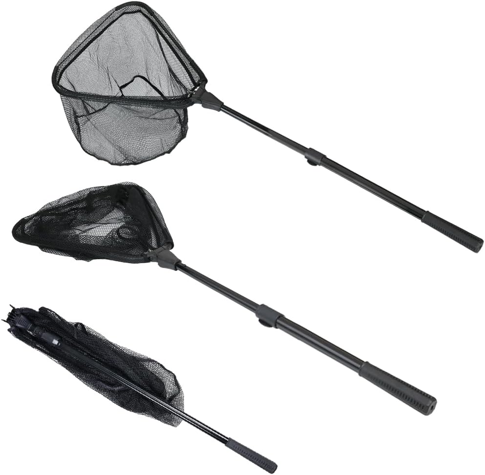 RESTCLOUD Fishing Landing Net with Telescoping Handle for All