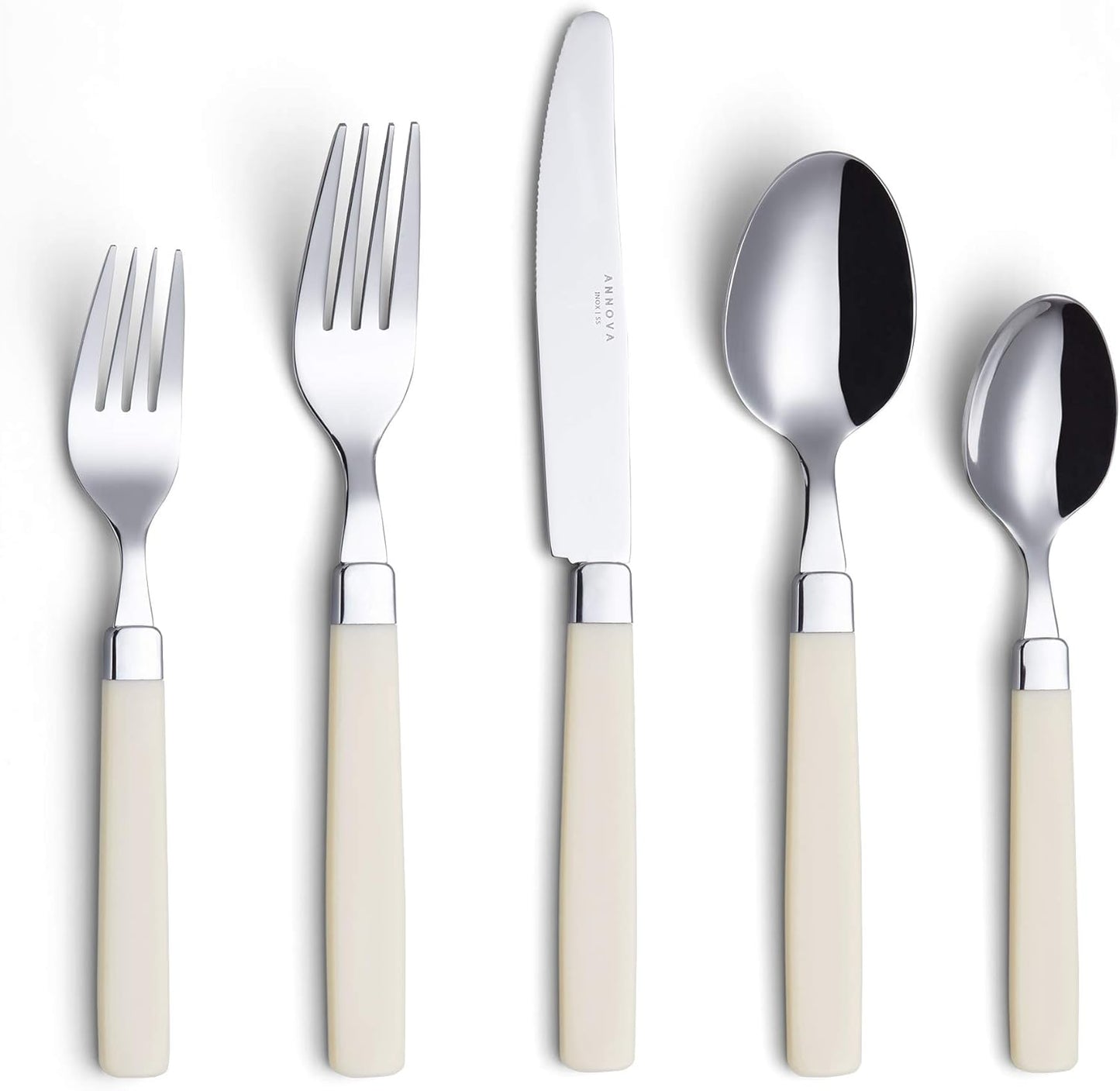 ANNOVA Silverware Set: Colorful 20-Piece Kitchen Utensils