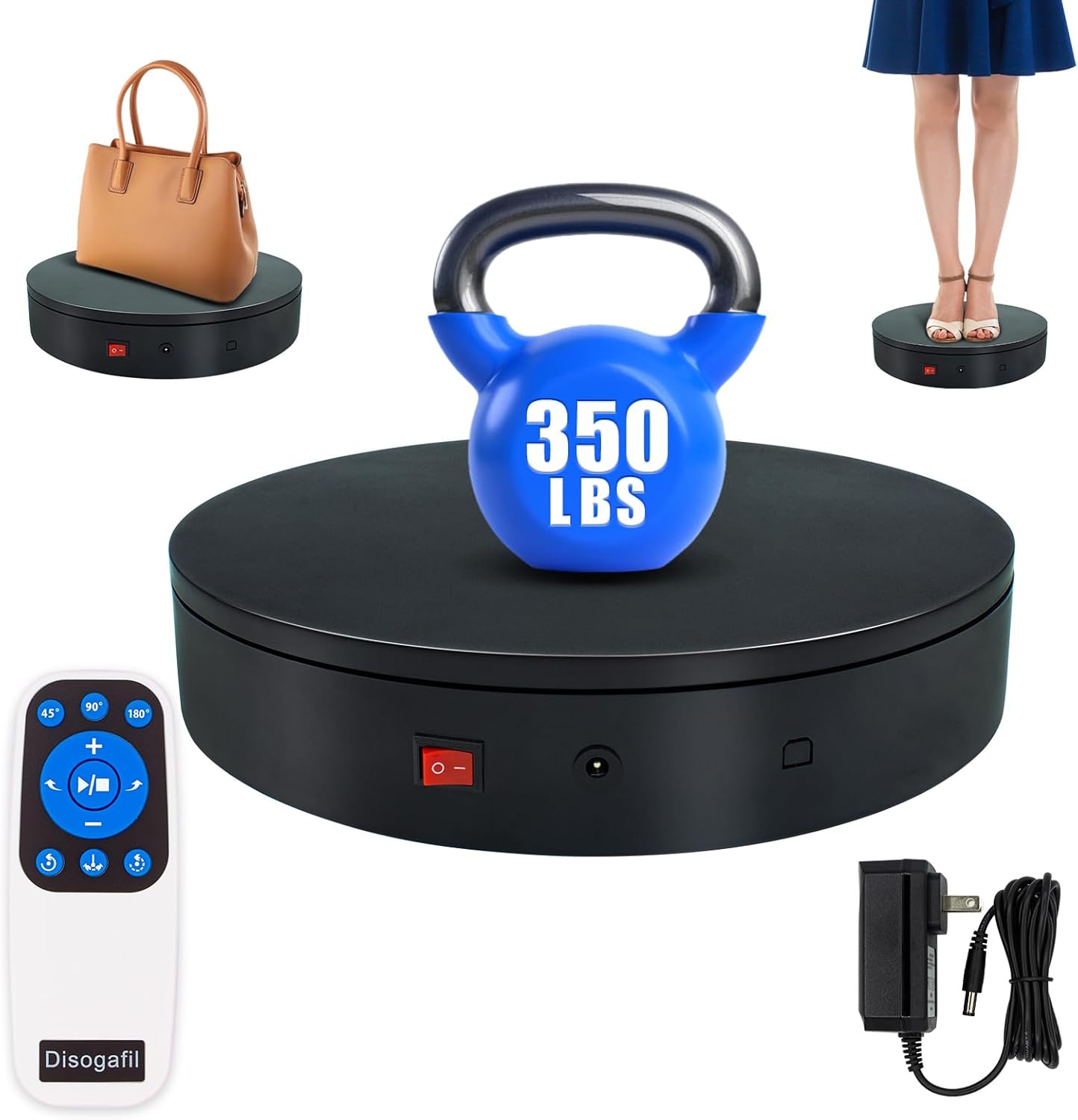 360 Rotating Platform for Photography - Heavy Duty Turntable