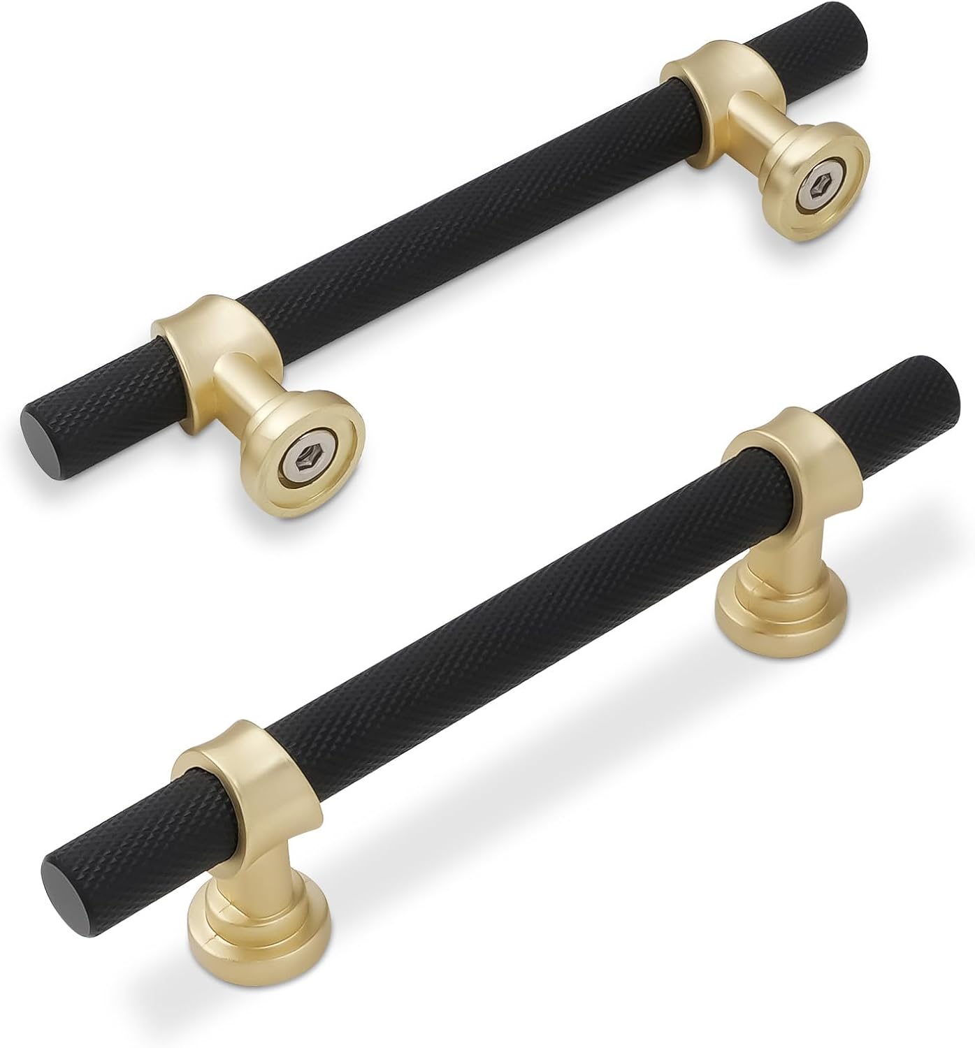 KOMOTIA 10 Pack 3-3/4 Inch Cabinet Pulls in Matte Black