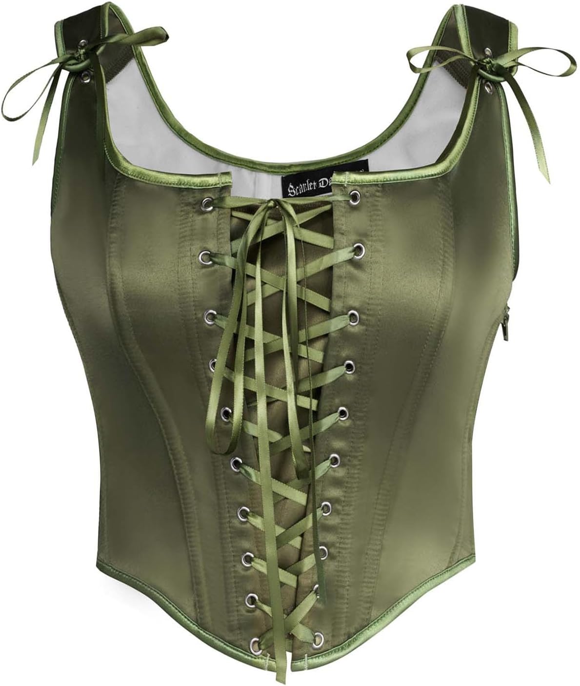 Vintage Overbust Corset Bustier Bodyshaper for Women