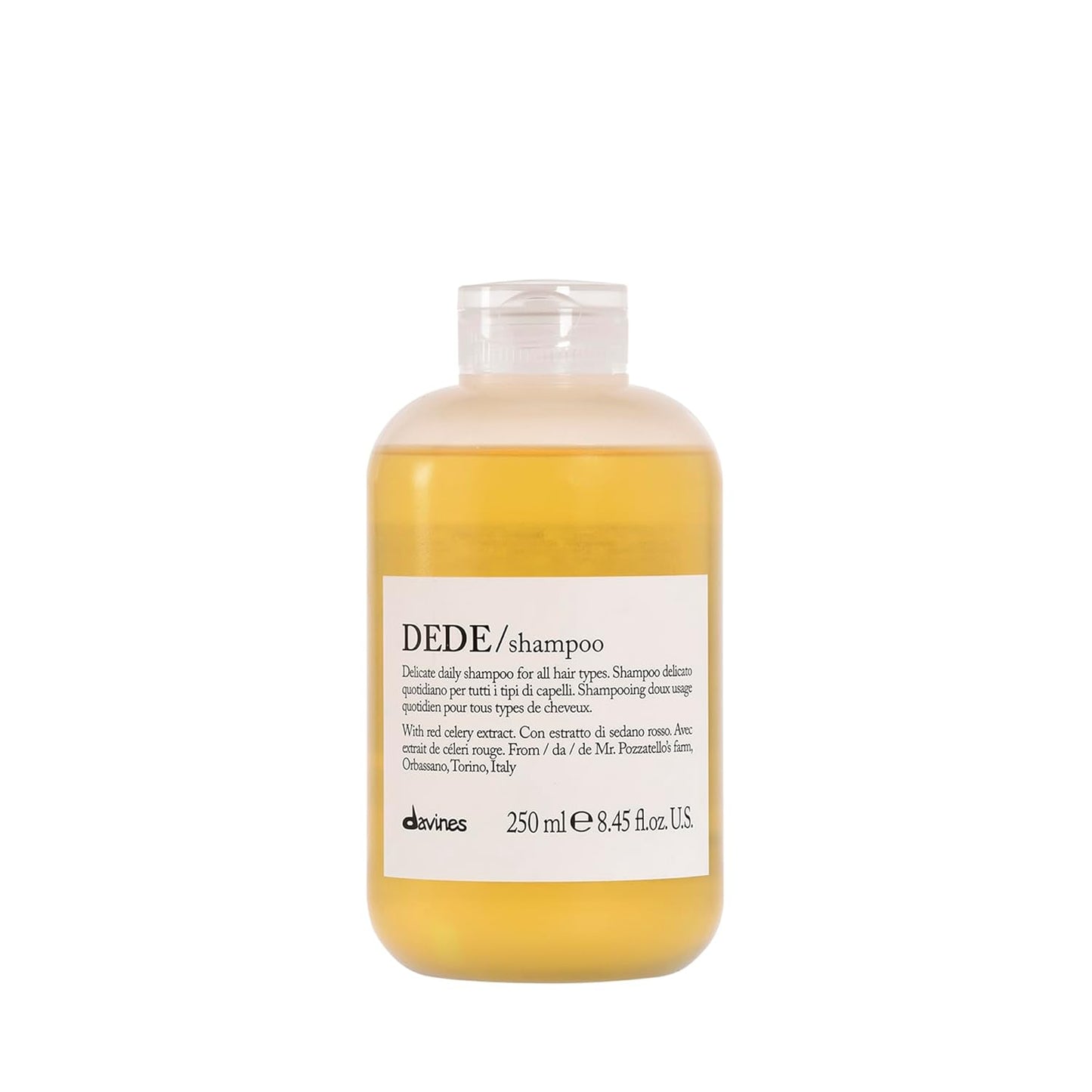 Davines DEDE Shampoo for All Hair Types - Gentle Daily Cleanser