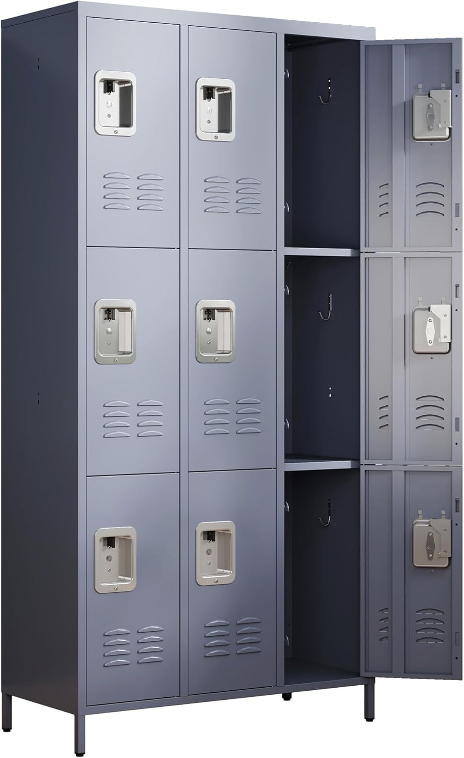 Metal Lockers for Employees - Spacious 72ft Storage Lockers
