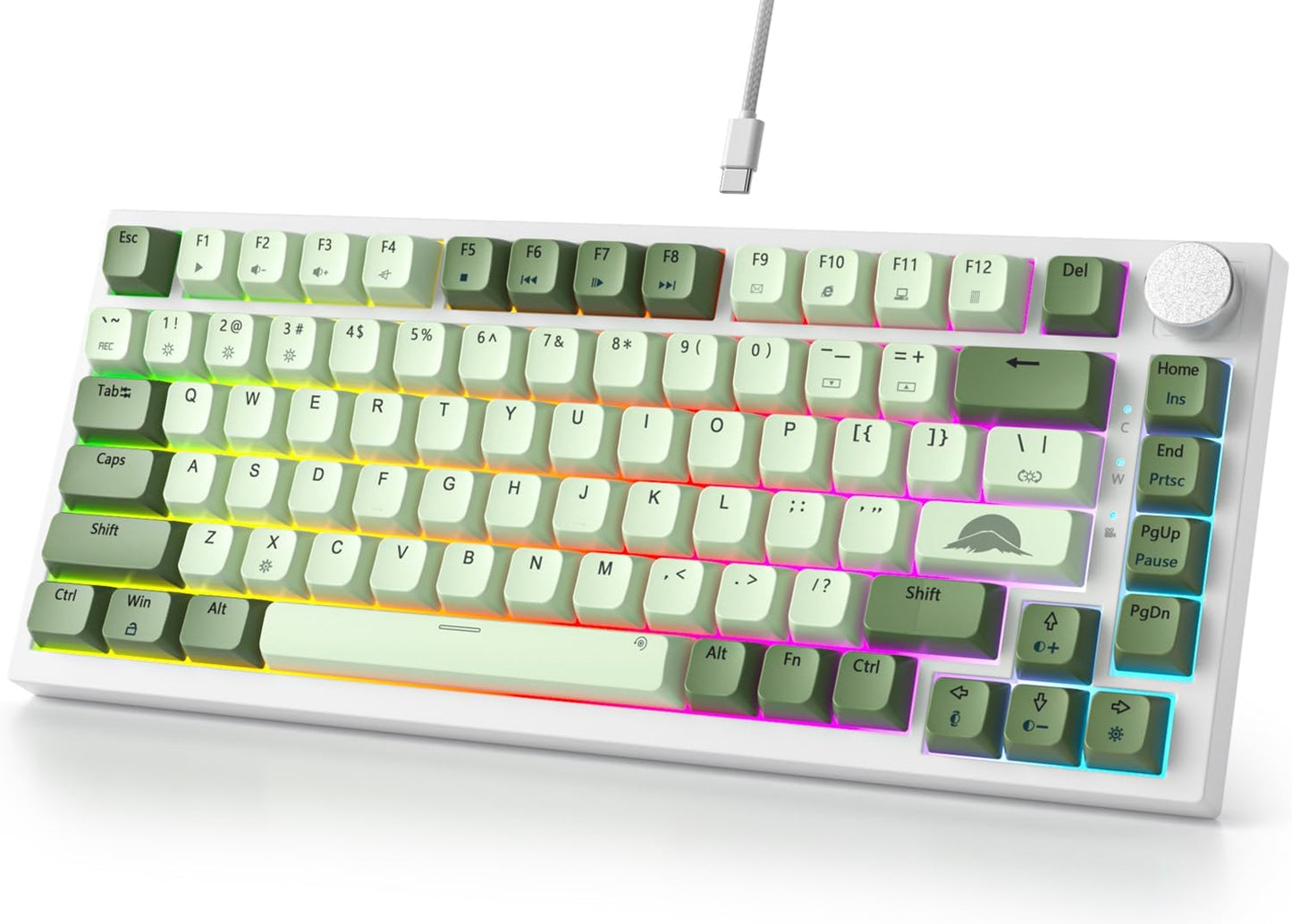 Fogruaden 75% Red Switch Gaming Keyboard
