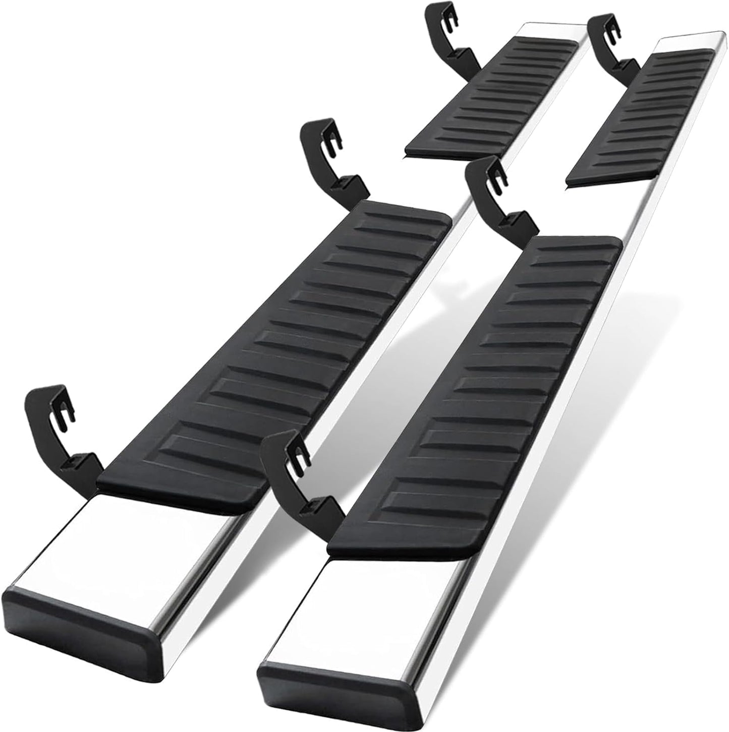 COMNOVA 6 Inches Double Cab Running Boards for Chevy Trucks