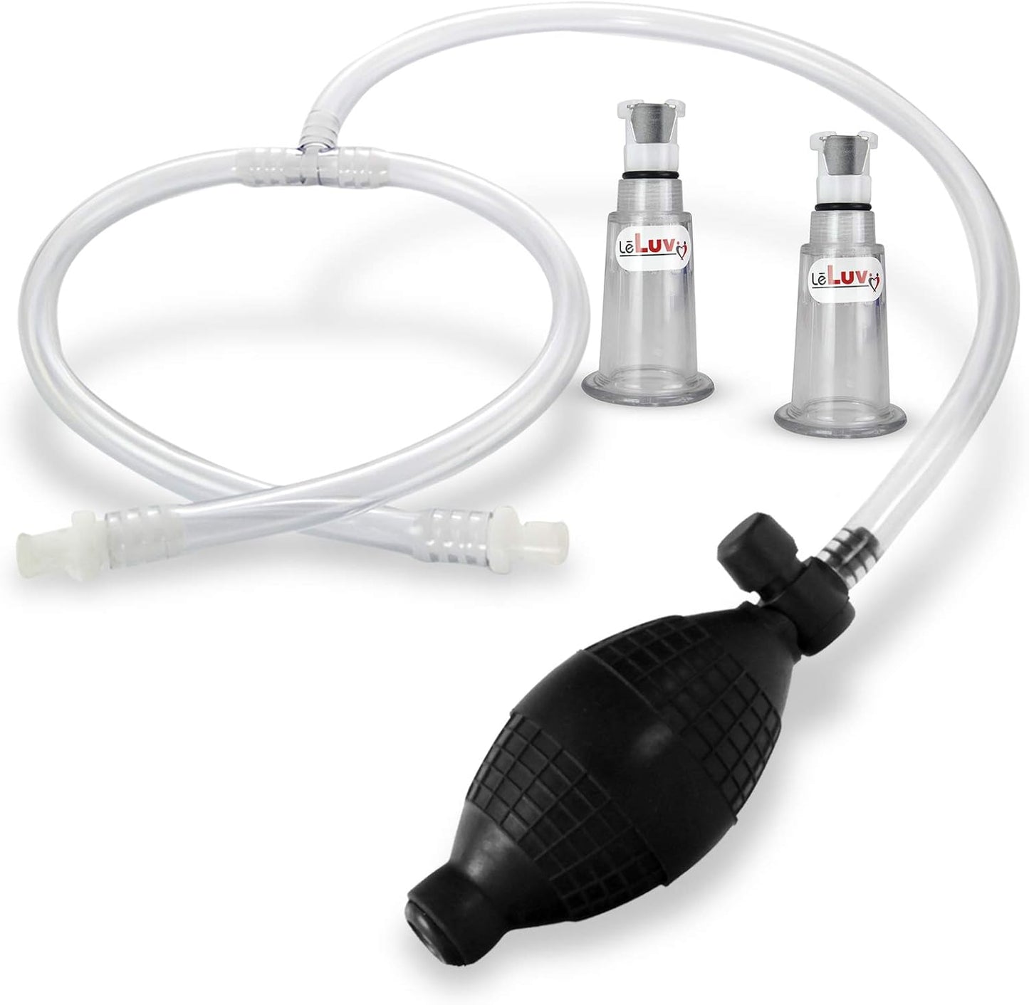 LeLuv Nipple Vacuum Pump with EasyOp Bgrip Handle for Beginners