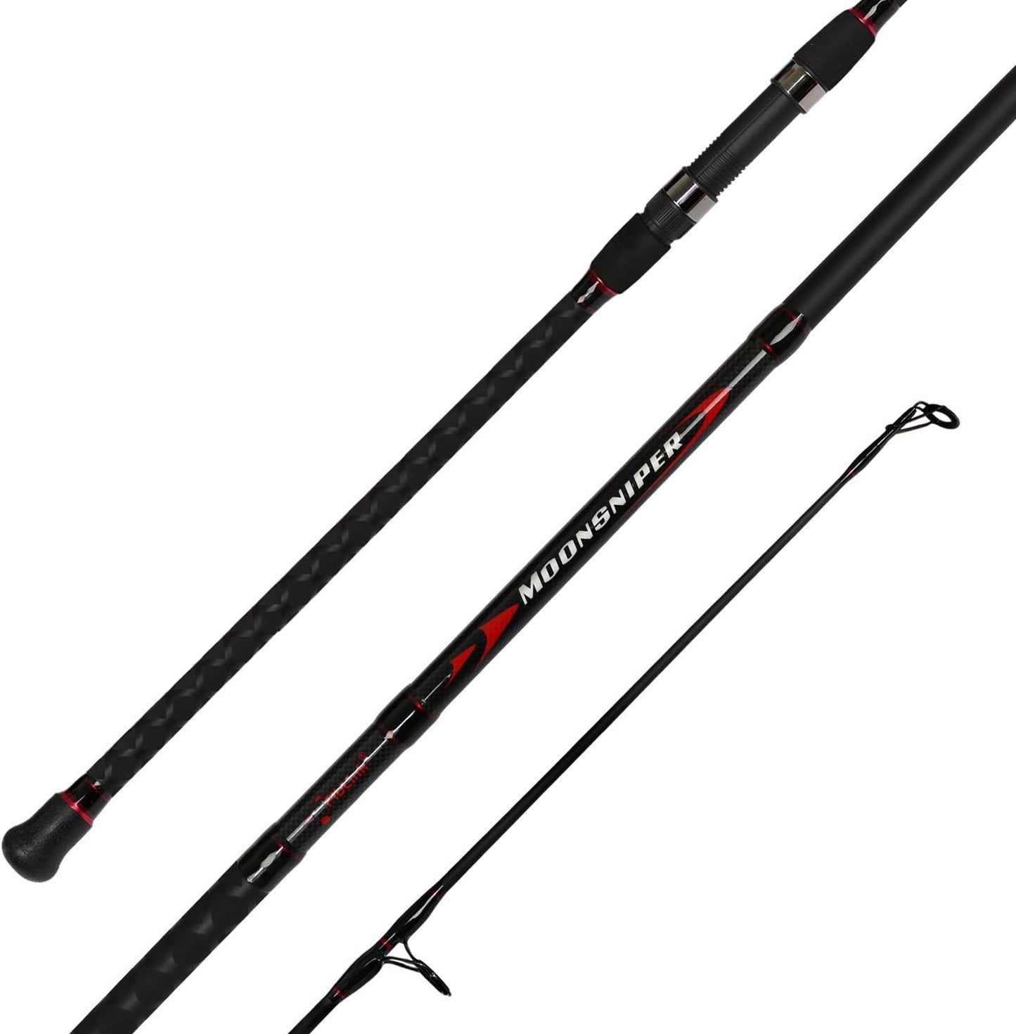 Fiblink 2-Piece Graphite Travel Surf Rods - Ultimate Portability!