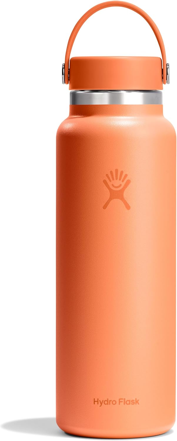 Hydro Flask Water Bottle 40 Oz Nectar Orange - Insulated & Leakproof