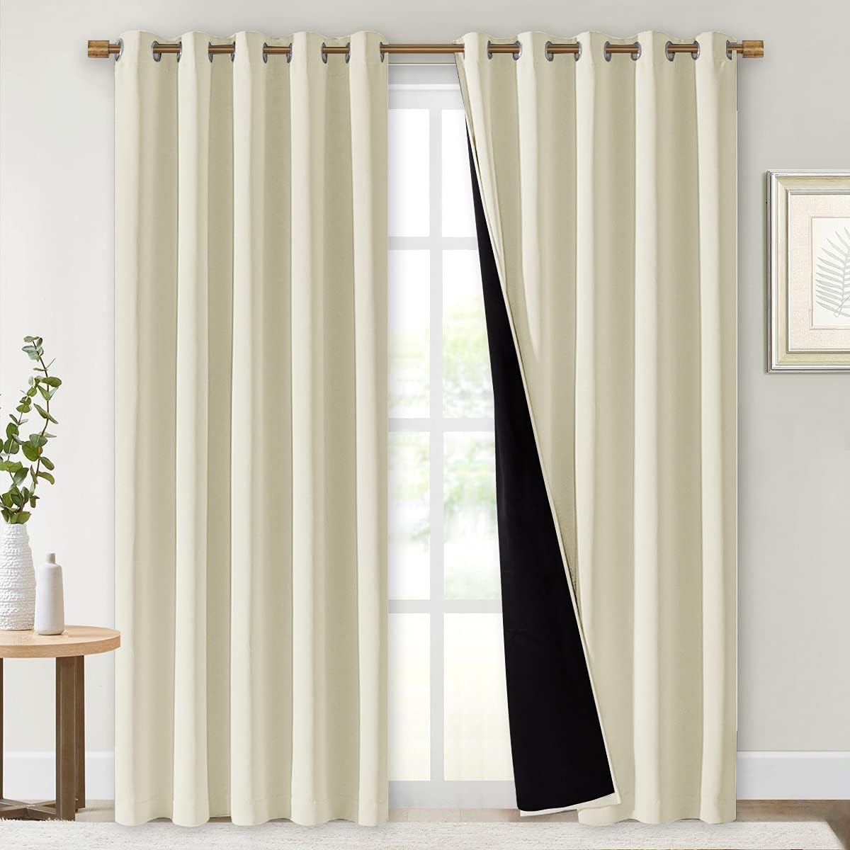 NICETOWN Living Room Blackout Draperies for Privacy & Noise