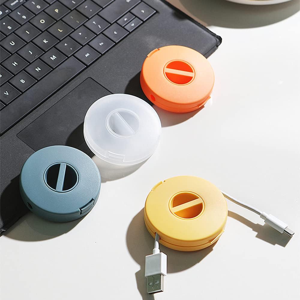 4PCS Retractable Cable Organizer Set by SITAKE - Stay Tidy Anywhere