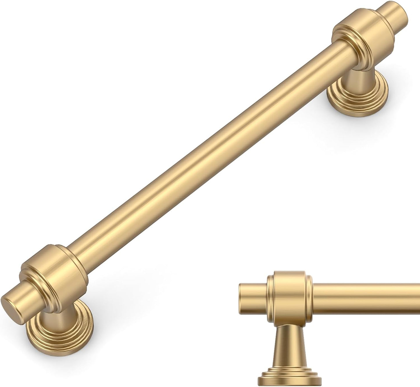 Champagne Bronze Cabinet Pulls 5 Inch for Kitchen and Bathroom