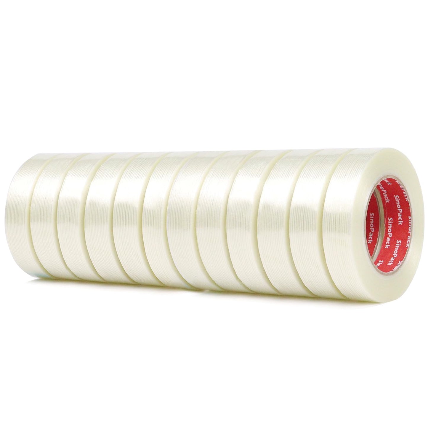 Heavy Duty Strapping Tape 12Pack for Secure Packaging Needs