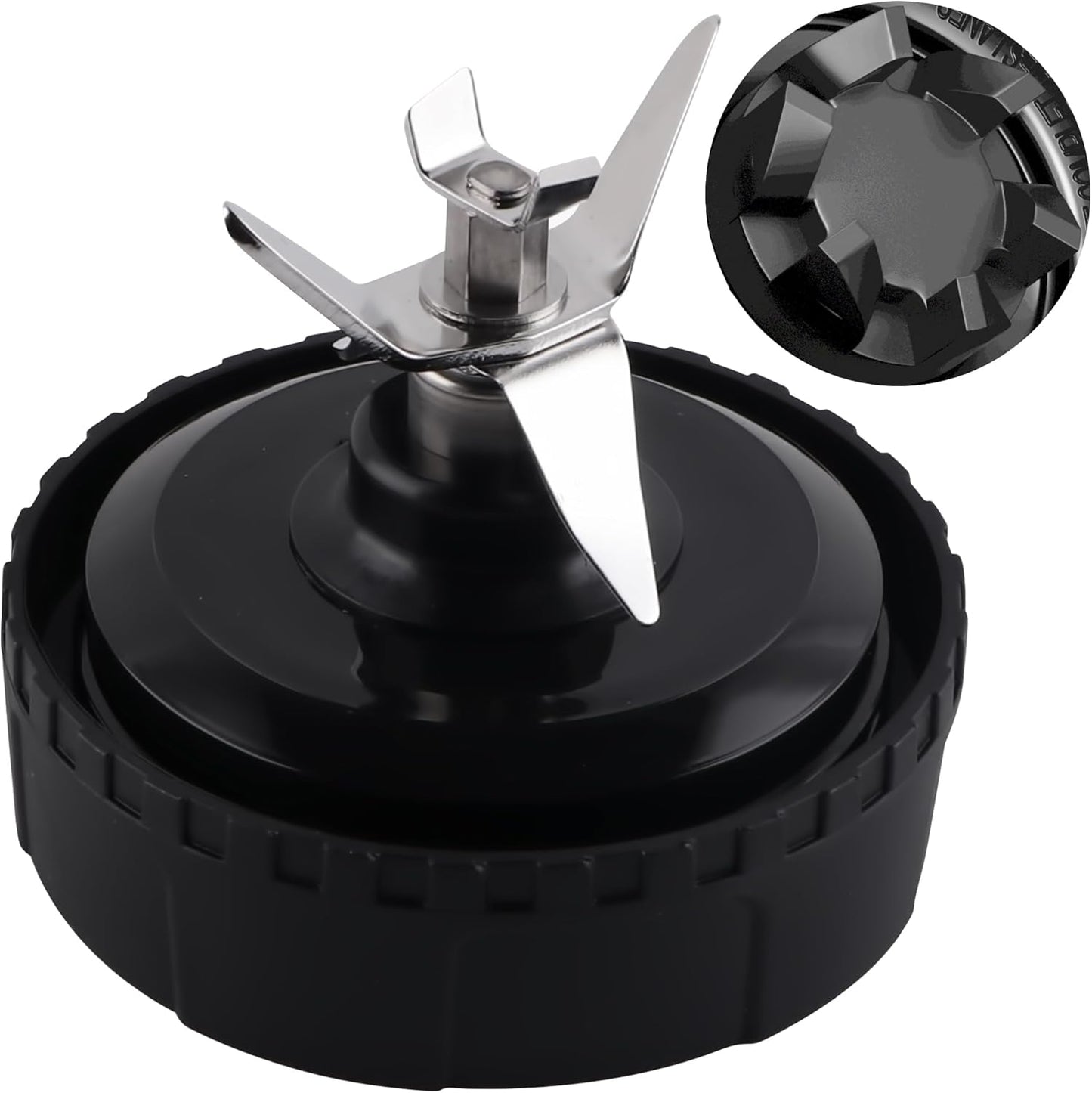 6 Fins Ninja Blender Blade, Fits 16oz Cups, MEET JUICE