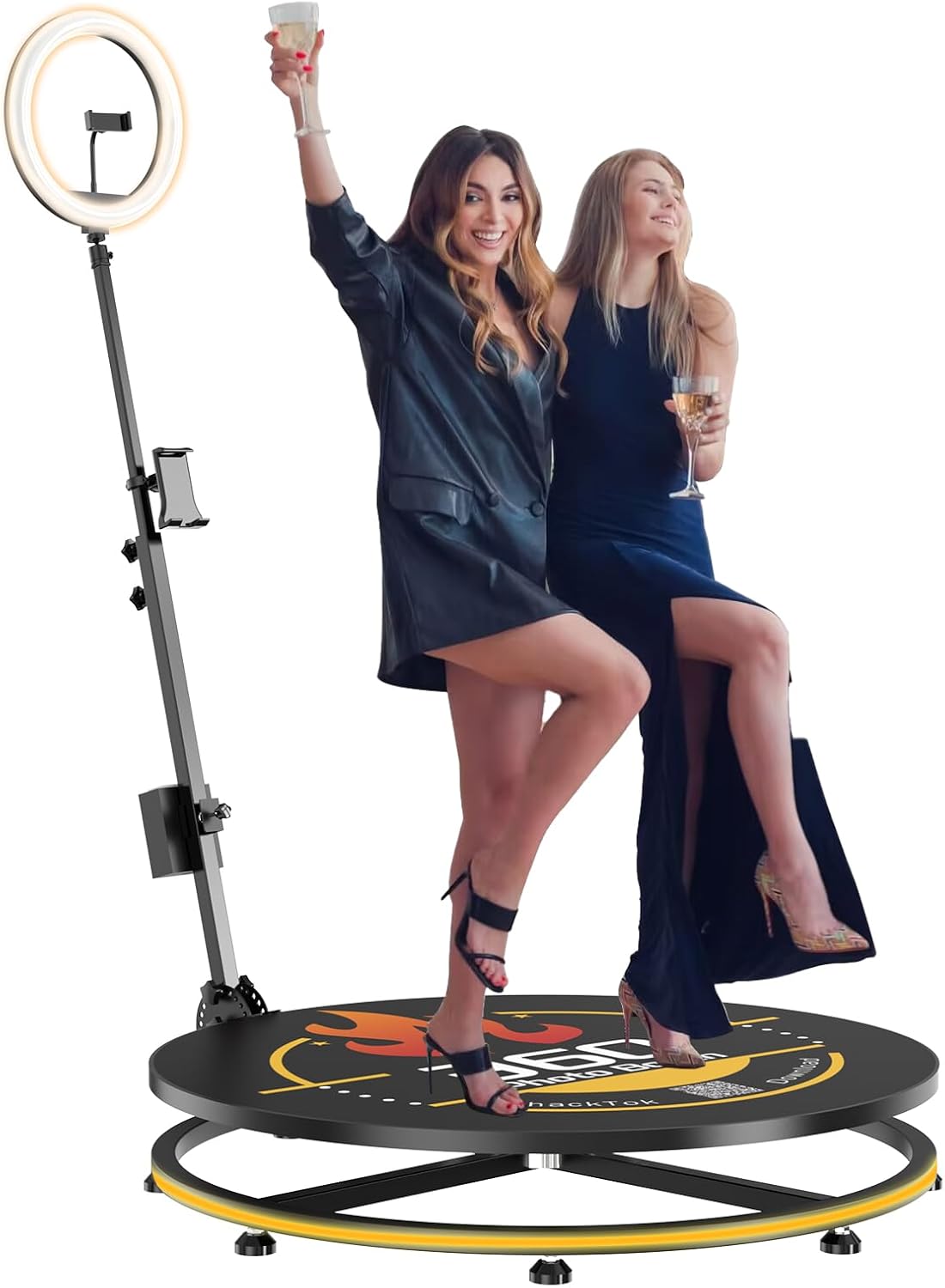 MWE 360 Photo Booth Machine for Parties with Extra Battery